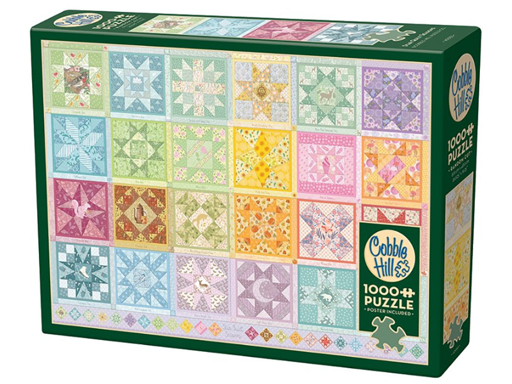 Cobble Hill 1000 Piece Jigsaw - Star Quilt Seasons