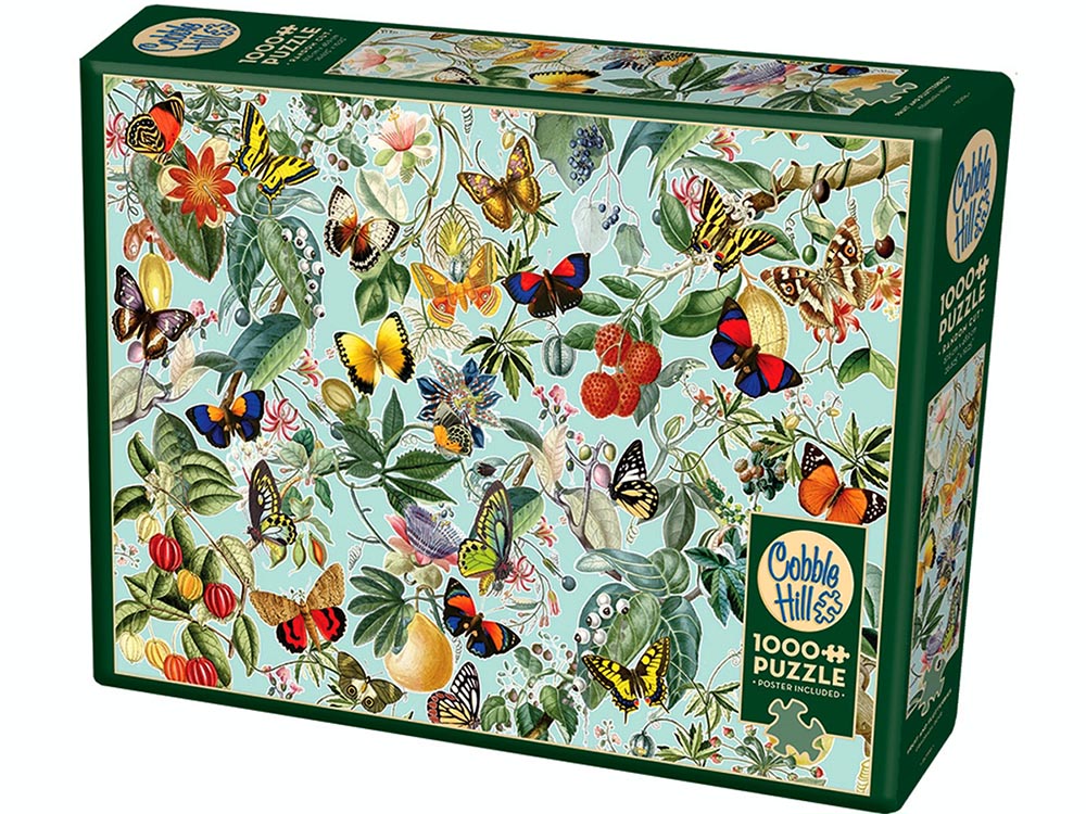 Cobble Hill 1000 Piece Jigsaw - Fruit & Flutterbies