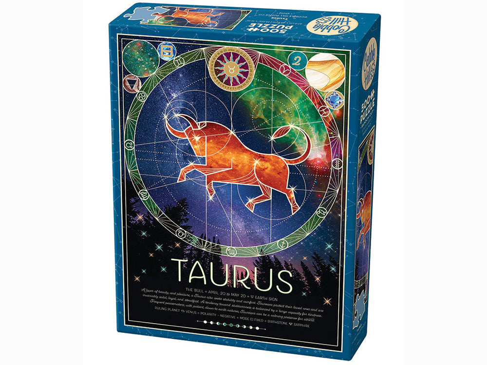 Cobble Hill Jigsaw Puzzle 500 Piece - Taurus