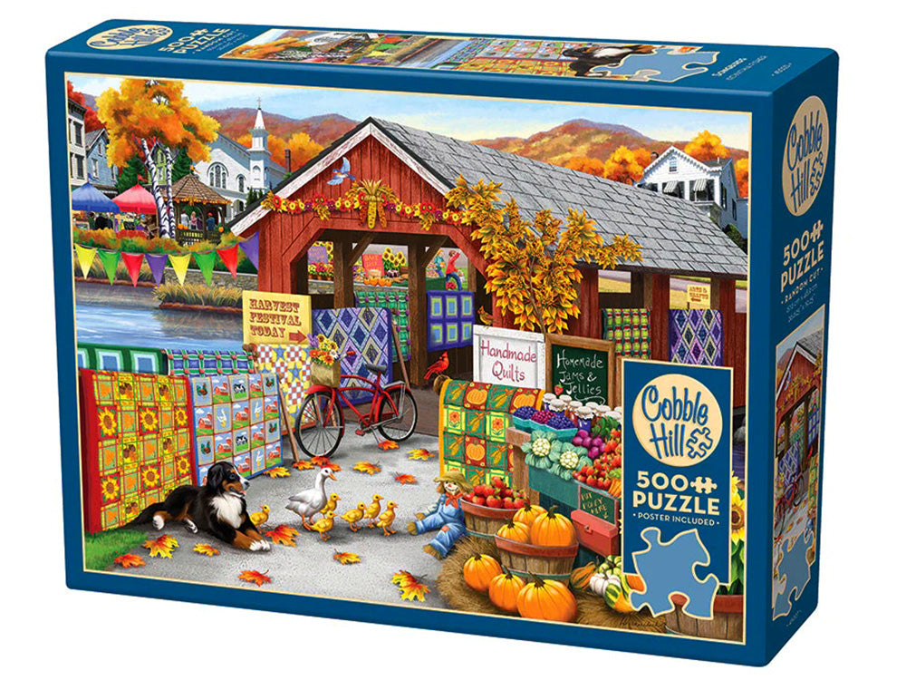Cobble Hill Jigsaw Puzzle 500 Piece - Harvest Festival