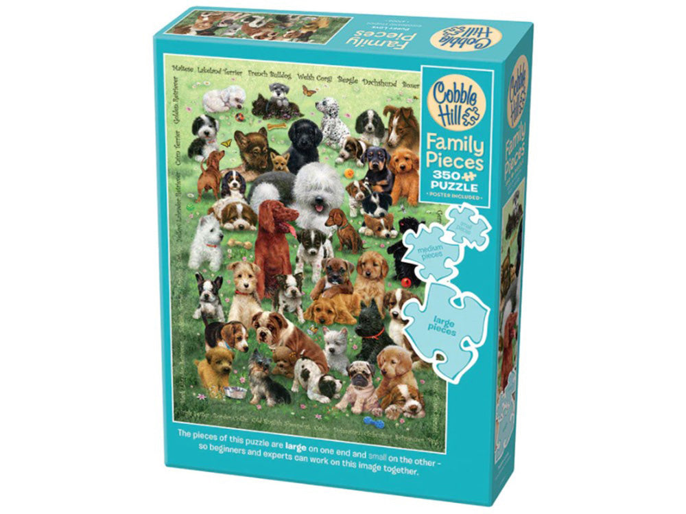 Cobble Hill - Puppy Love Family Puzzle 350pc