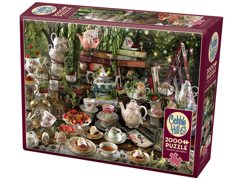 Cobble Hill Mad Hatter's Tea Party 2000 Piece Jigsaw Puzzle