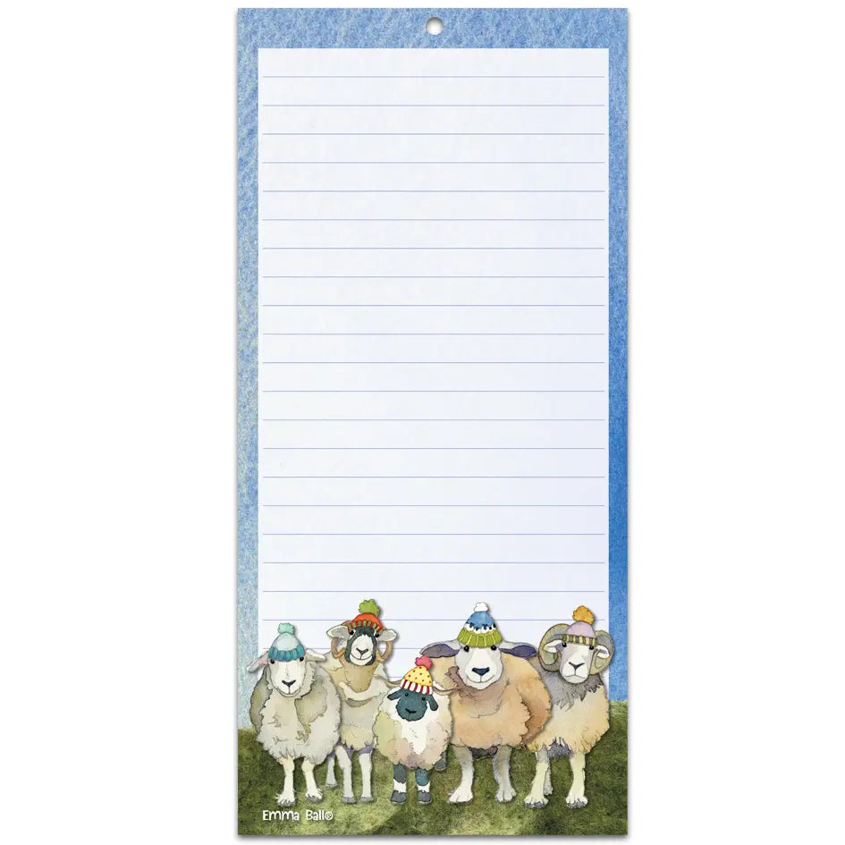 Emma Ball - Happy Sheep Magnetic Notepad