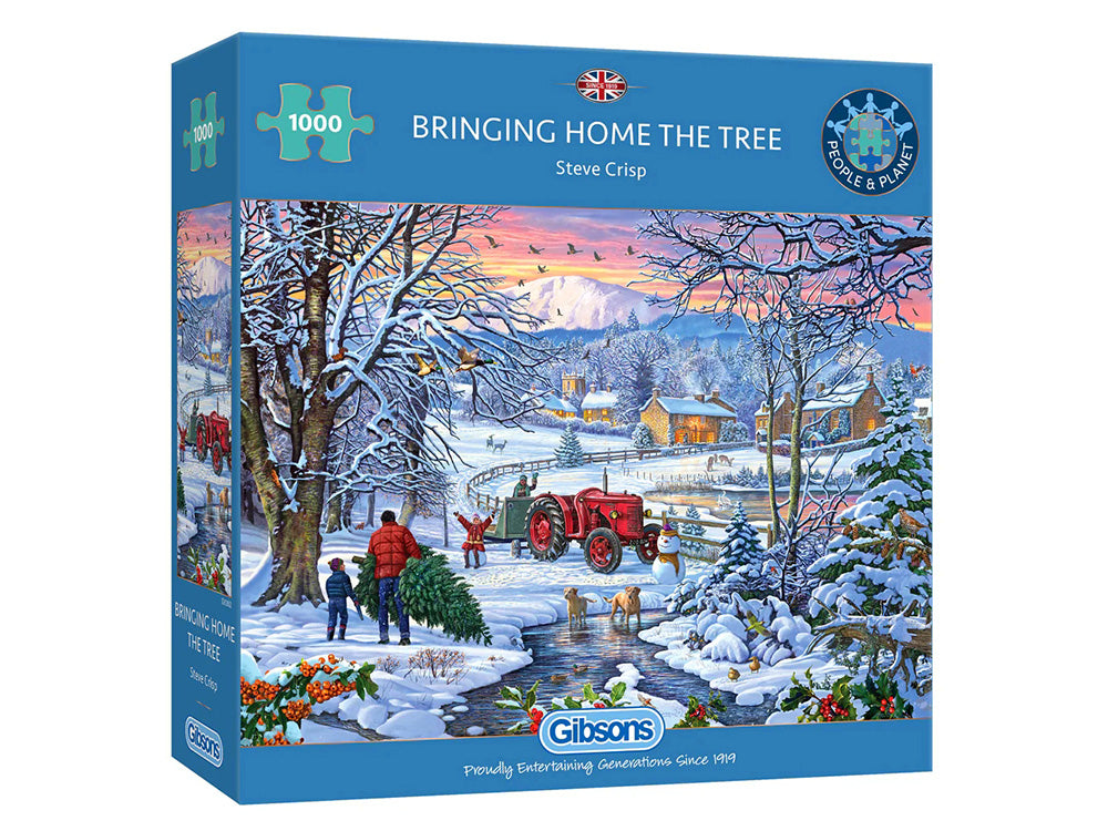 Gibsons Bring Home The Tree 1000pc Puzzle