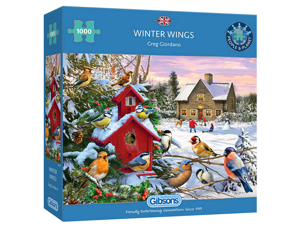 Gibsons Winter Wings 1000pc Puzzle