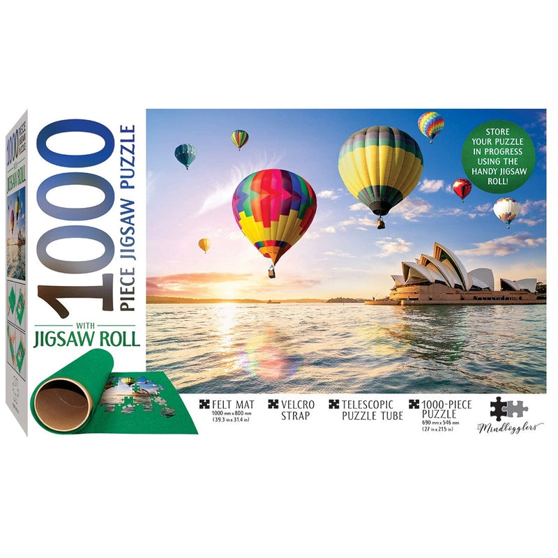 Mindbogglers Jigsaw Puzzle 1000 Piece with Roll - Sydney Opera House