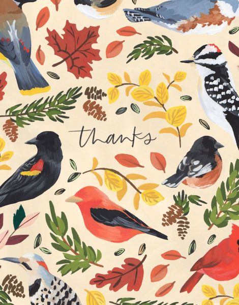 Greeting Card - Bird Thanks