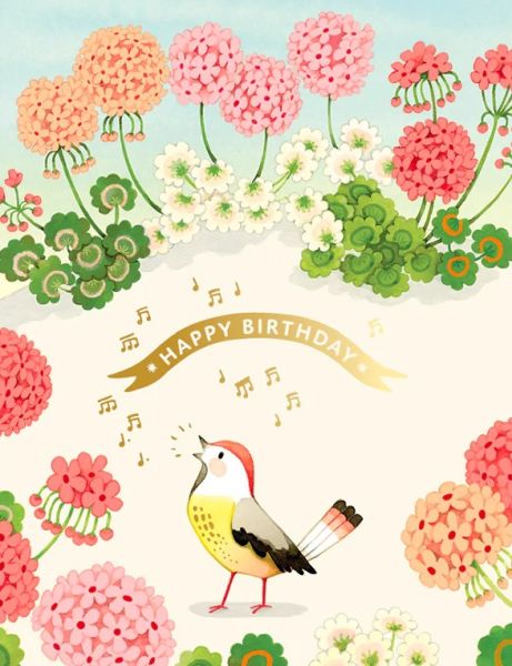 Greeting Card - Geranium Garden Birthday