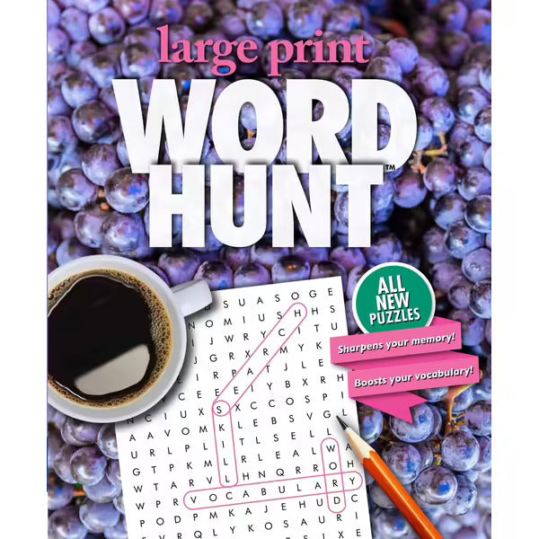 Large Print Word Hunt Book Vol. 122