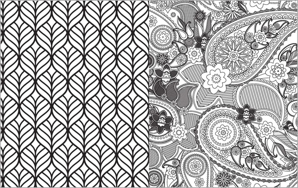 Color Pattern Vibes Colour Vibes - Adult Colouring Book - Patterns – Mindconnect Australia