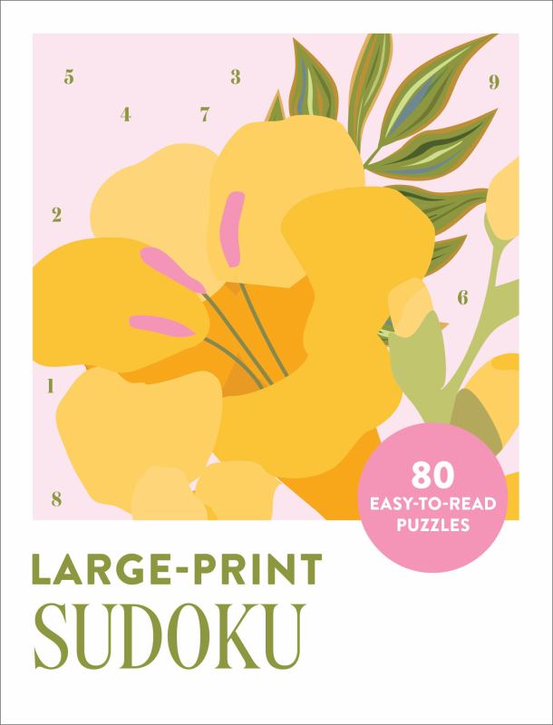 Large-Print Sudoku: 80 Puzzles