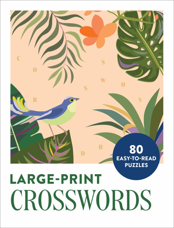 Large-Print Crosswords: 80 Puzzles