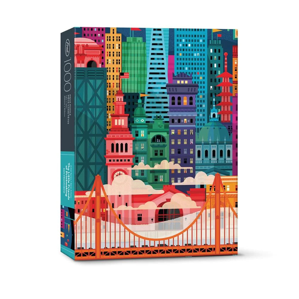 Fred 1000pc Jigsaw Puzzle - San Francisco