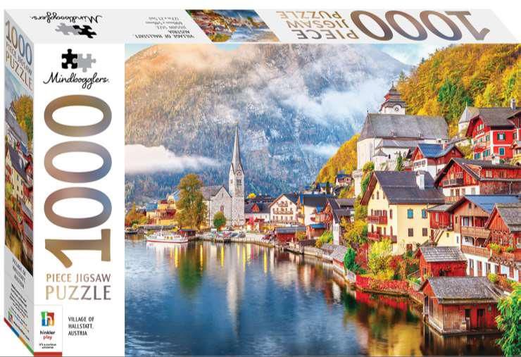 Mindbogglers 1000 Piece Jigsaw Village Of Hallstatt Austria