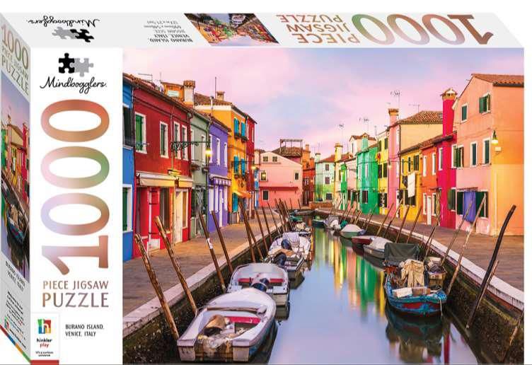 Mindbogglers 1000 Piece Jigsaw Burano Island Venice Italy