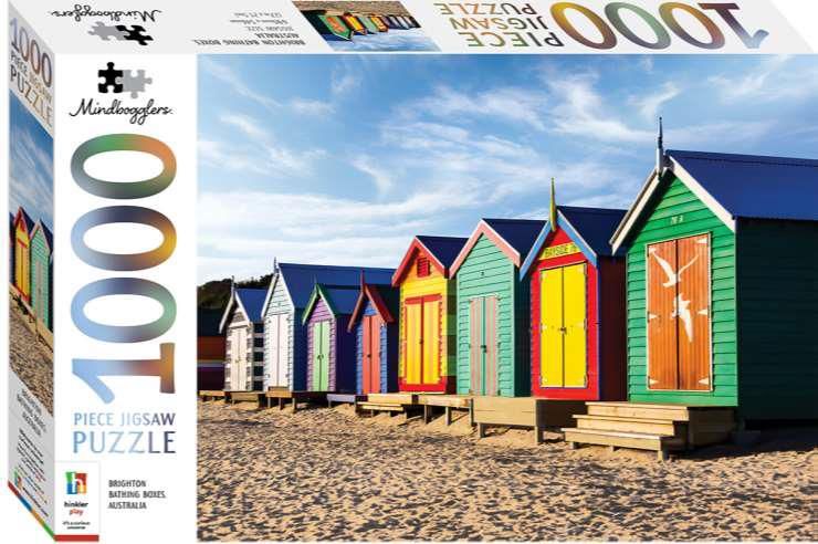 Mindbogglers 1000 Piece Jigsaw Brighton Bathing Boxes Australia