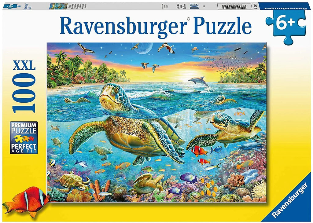 Ravensburger 100 XXL Pieces Jigsaw - Swim with Sea Turtles