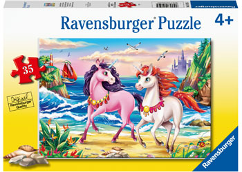 Ravensburger 35pc Piece Jigsaw - Beach Unicorns