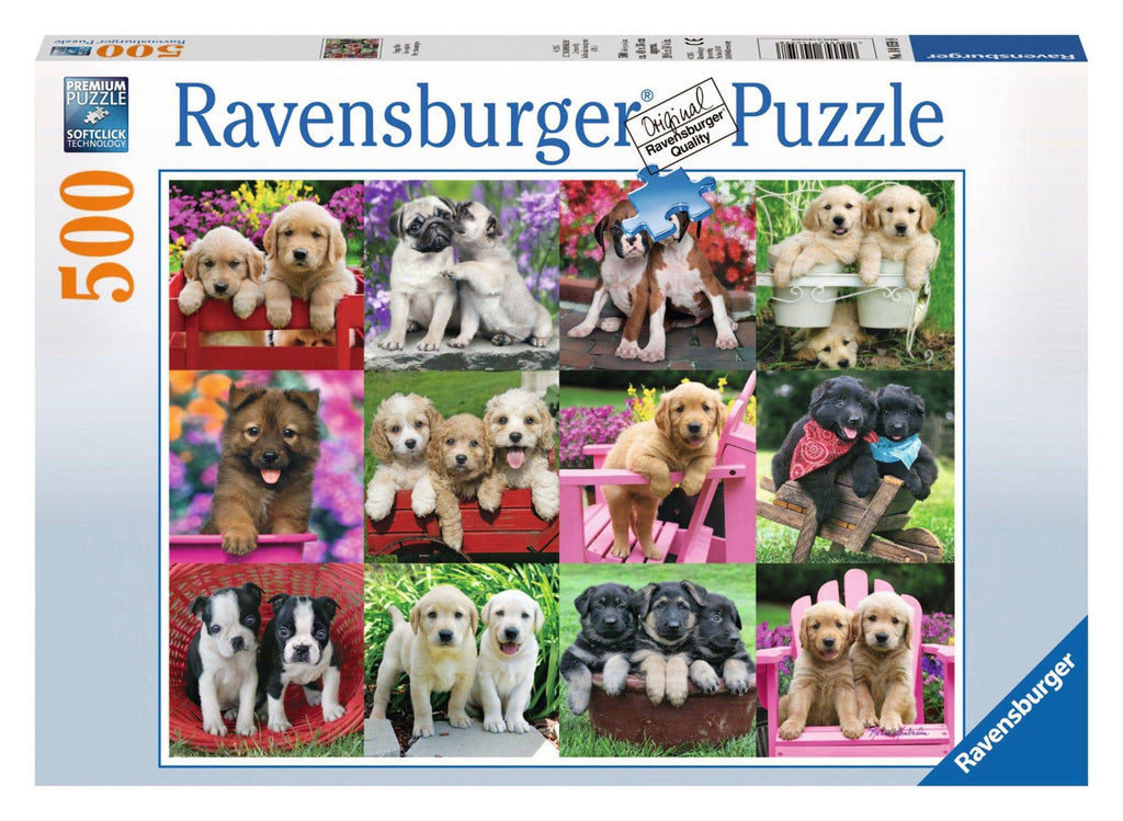 Ravensburger 500 Piece Jigsaw - Puppy Pals