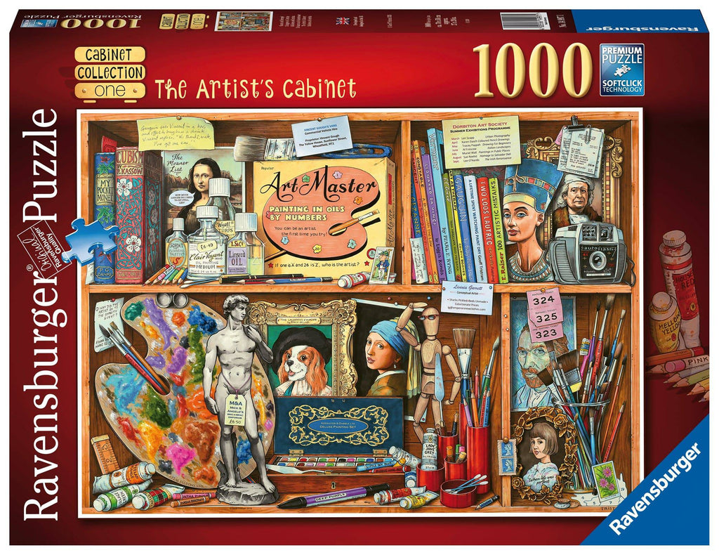 Ravensburger Jigsaw Puzzle 1000 Piece - The Artists Cabinet