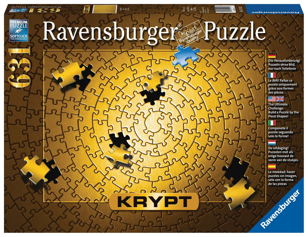 Ravensburger 631 Piece Jigsaw -  Krypt Gold Spiral