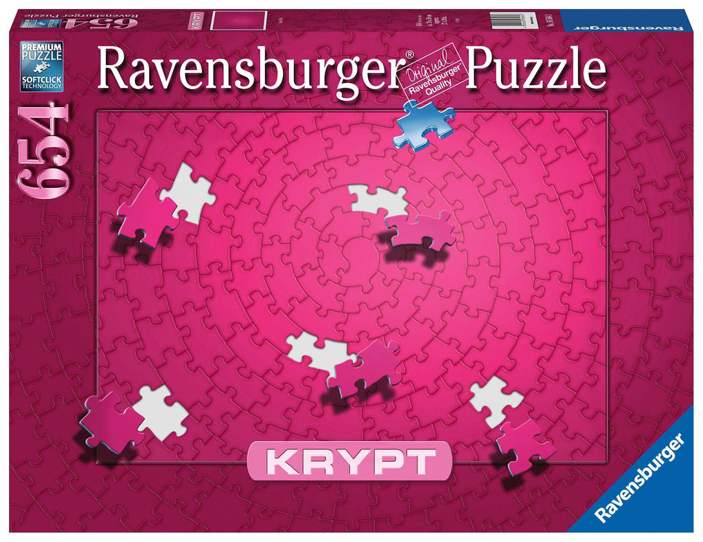 Ravensburger 654 Piece Jigsaw -  Krypt Spiral Pink