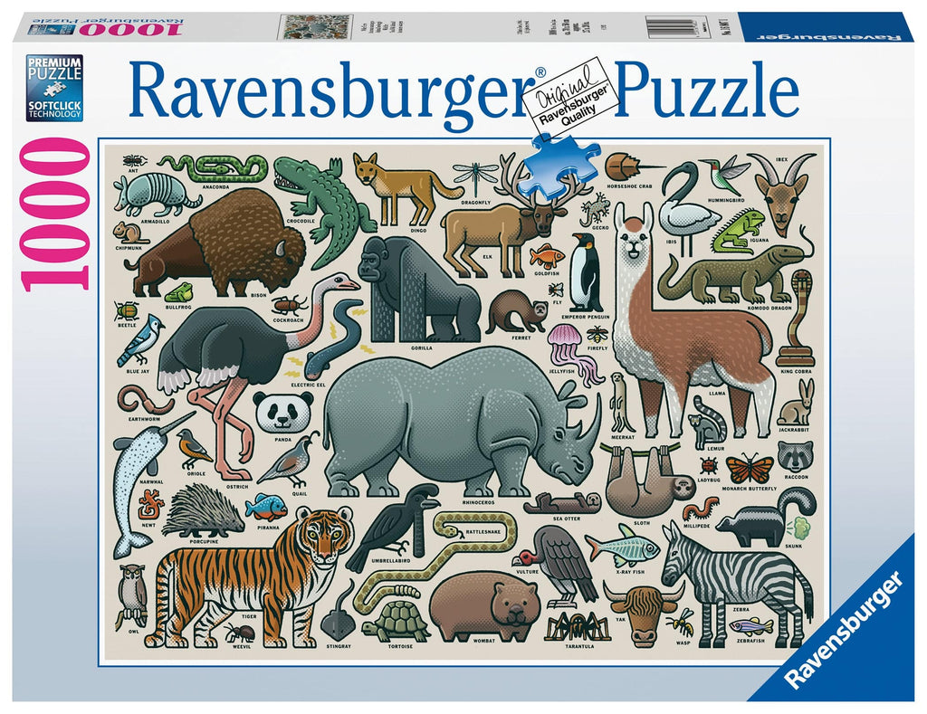 Ravensburger 1000 Piece Jigsaw -  You Wild Animal