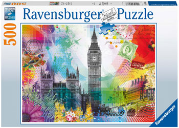 Ravensburger 500 Piece Jigsaw - London Postcard