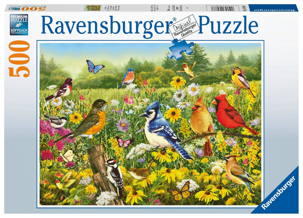 Ravensburger 500 Piece Jigsaw - Birds in the Meadow