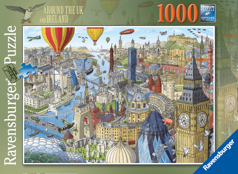 Ravensburger 1000 Piece Jigsaw -  Around the British Isles