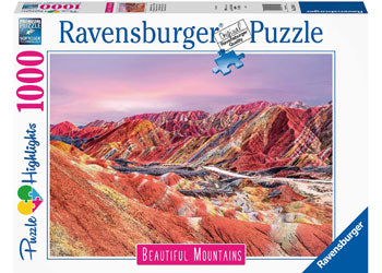 Ravensburger Jigsaw Puzzle 1000 Piece - Rainbow Mountains China