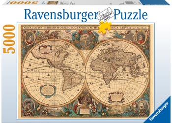 Ravensburger Jigsaw Puzzle 5000 Piece - Historical World Map