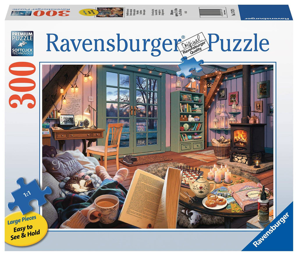 Ravensburger Jigsaw Puzzle 300 Piece Large Format - Cozy Retreat