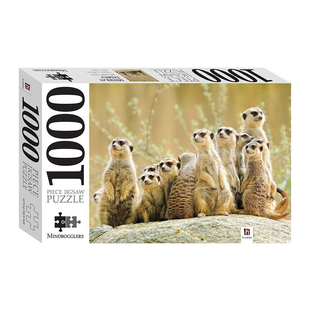 Mindbogglers 1000 Piece Jigsaw - Meerkat Family