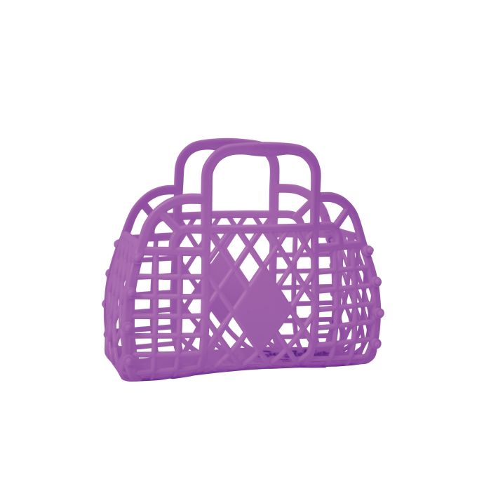 Sun Jellies Retro Basket Mini Purple 15x5.5x12.5cm
