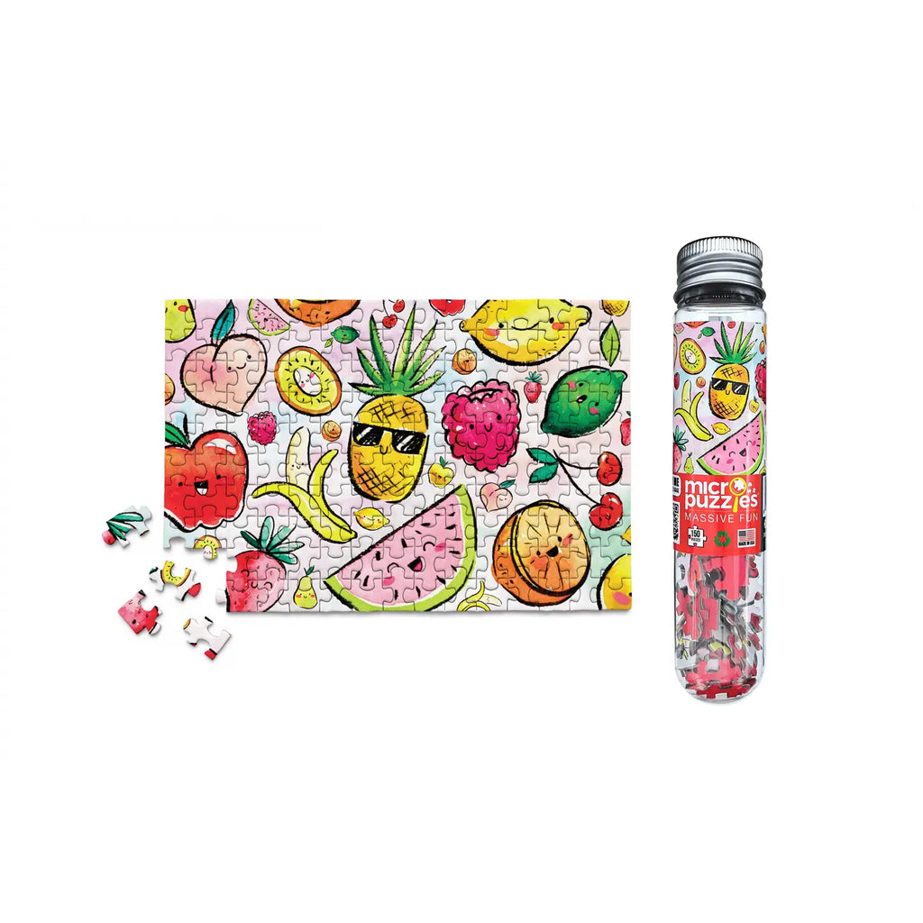 Micro Puzzles Mini 150 piece Jigsaw Puzzle- Funny Fruit