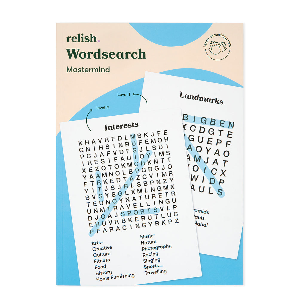 Word Search for Dementia - Large Print