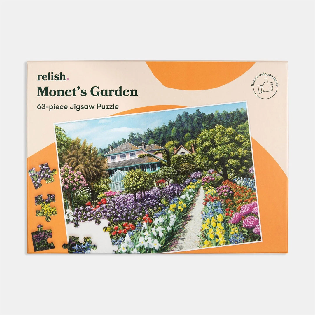 Relish 63 Piece Jigsaw - Monet's Garden