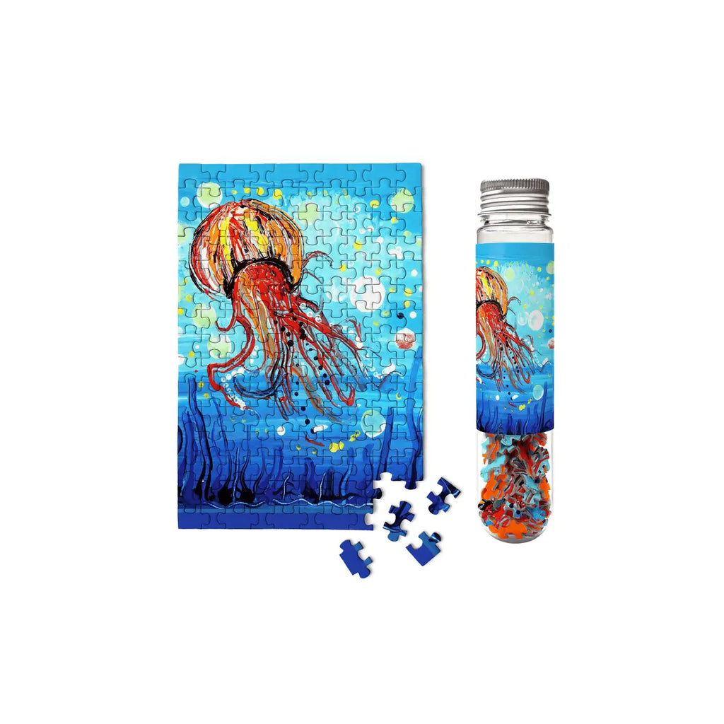 Micro Puzzles Mini 150 piece Jigsaw Puzzle- Bubbly Jellyfish