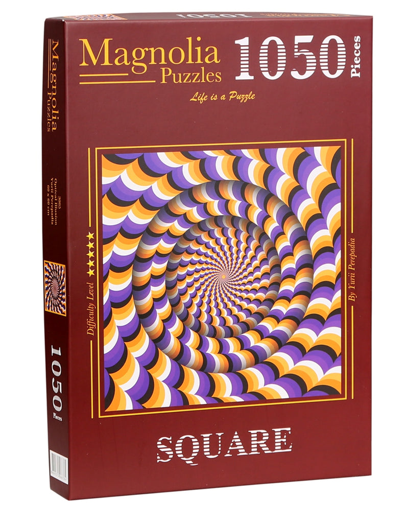 Magnolia 1050 Piece Jigsaw Puzzle - Optical illusion -Square