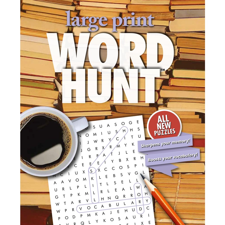 Large Print Word Hunt Book Vol. 124