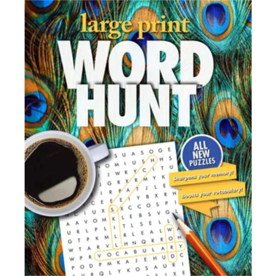 Large Print Word Hunt Book Vol. 123