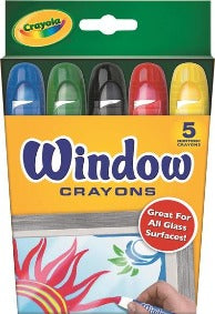 Crayola 5 Washable Window Crayons