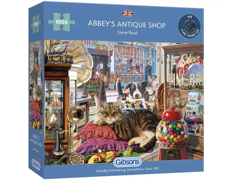Gibsons Abbey's Antique Shop 1000pc Jigsaw Puzzle