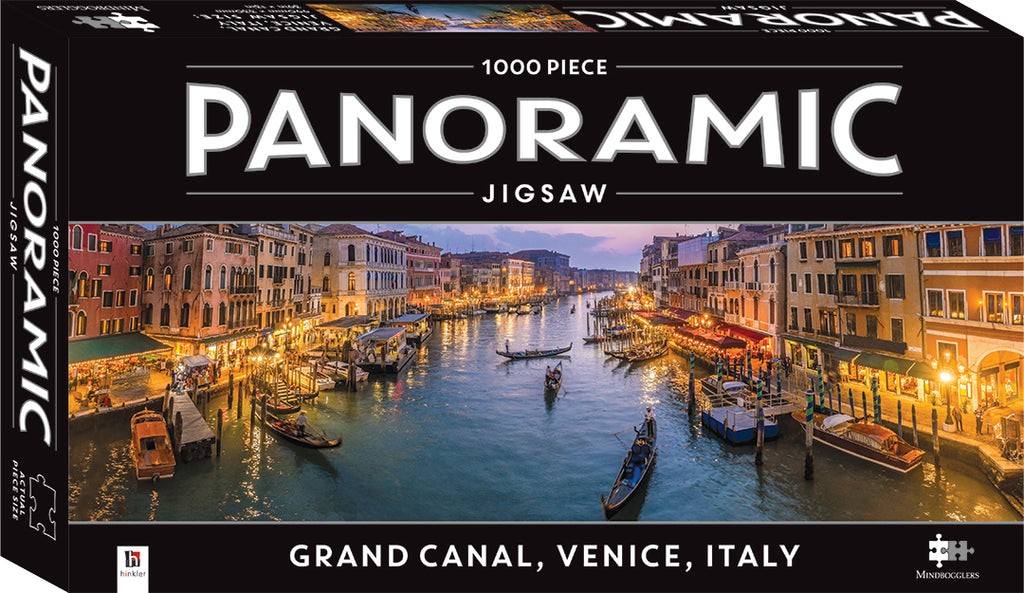 Mindbogglers Panoramic Jigsaw Puzzle 1000 Piece - Grand Canal Italy