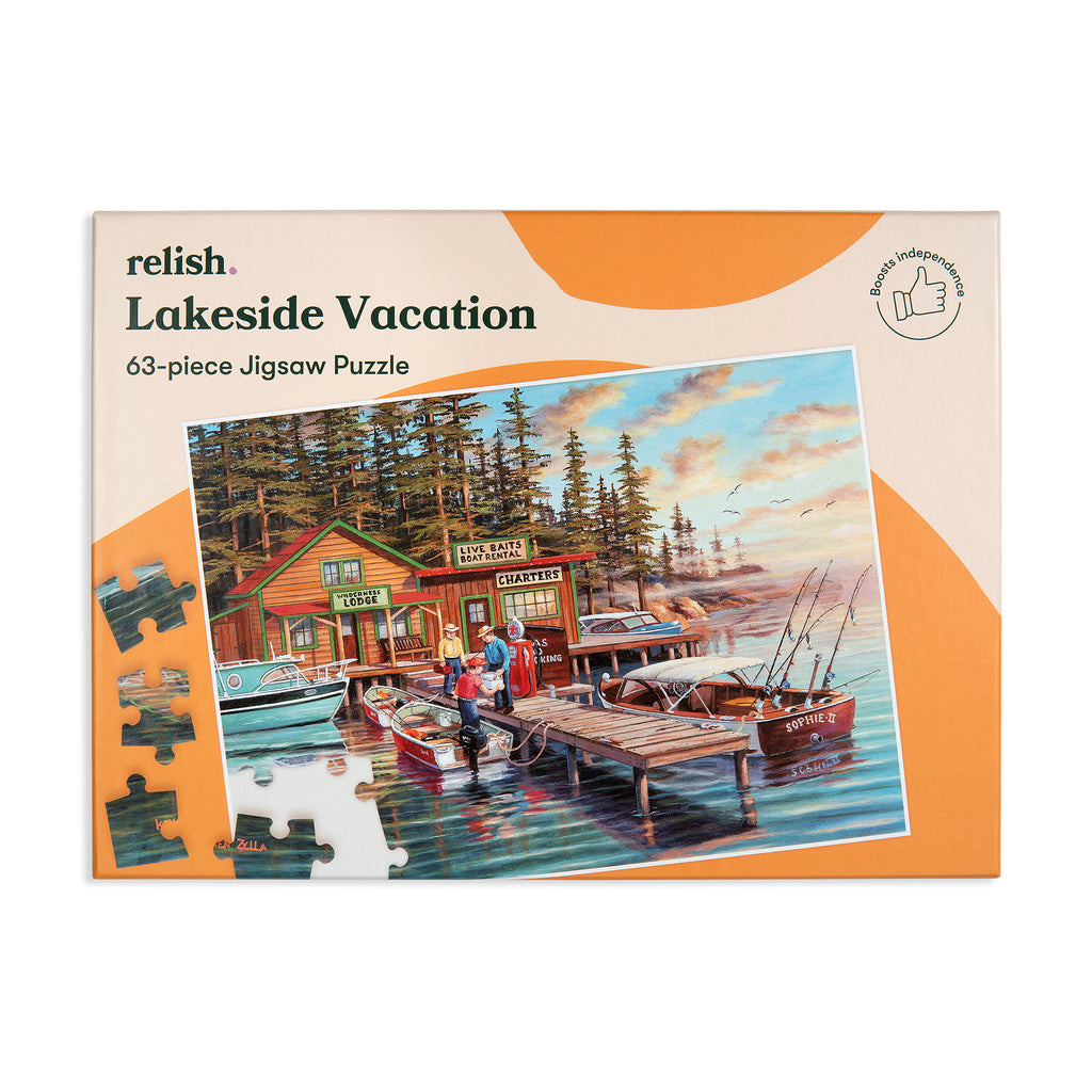Relish 63 Piece Jigsaw - Lakeside Vacation
