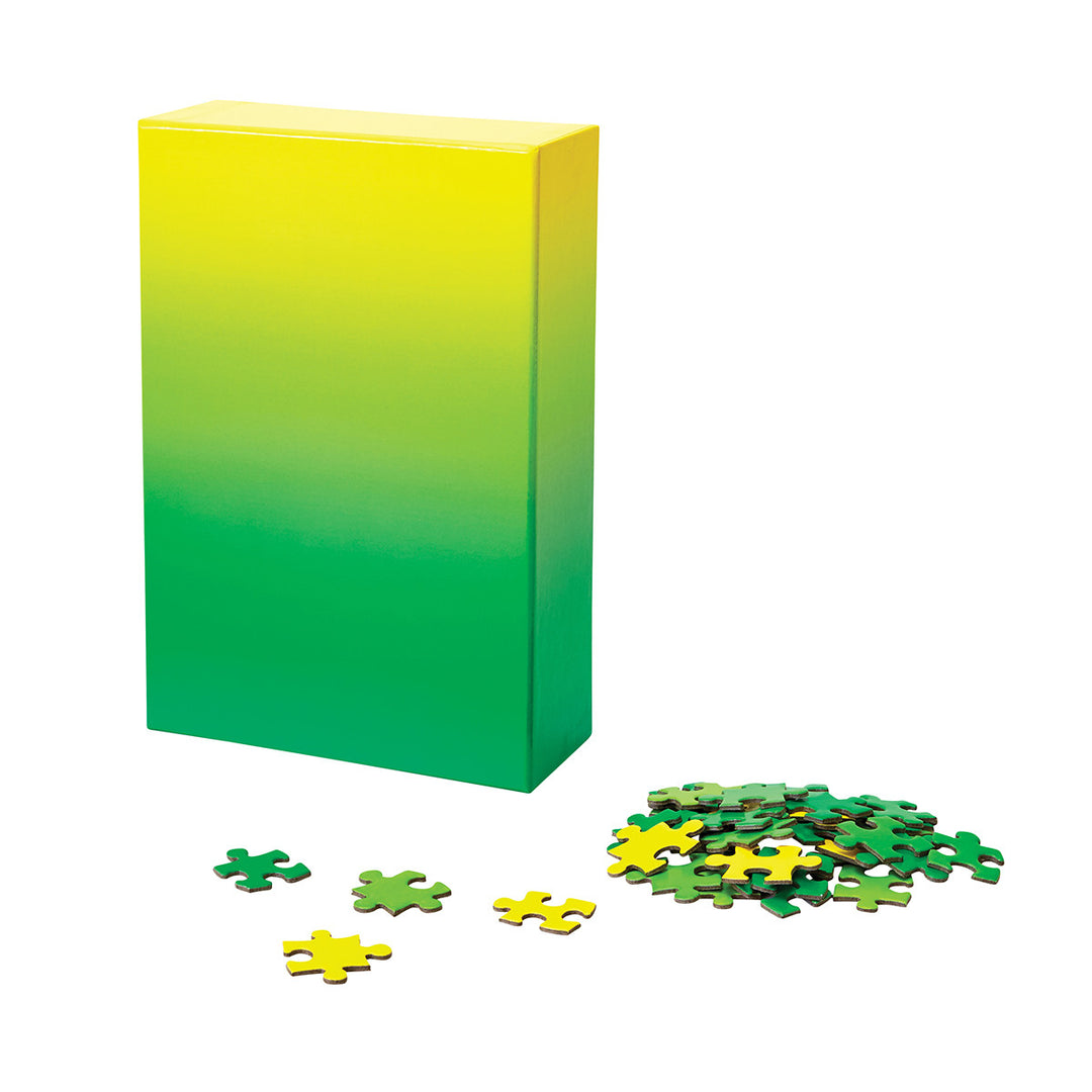 Areaware 500 Piece Jigsaw Puzzle- Gradient Green Yellow