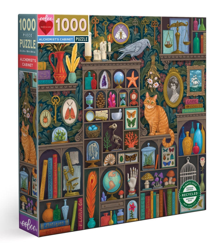 Eeboo 1000 Piece Jigsaw - Alchemists Cabinet