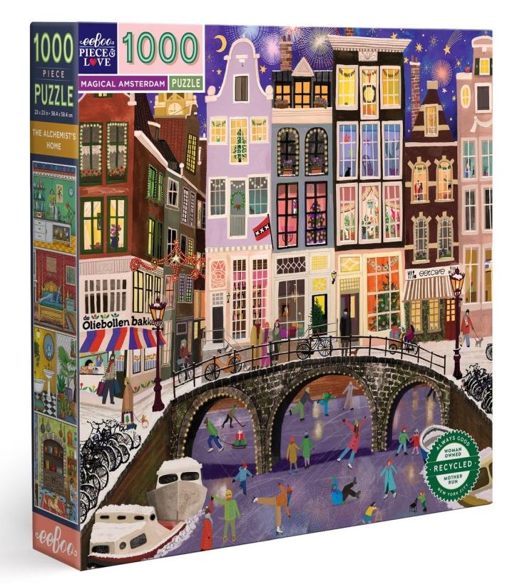Eeboo 1000 Piece Jigsaw - Magical Amsterdam