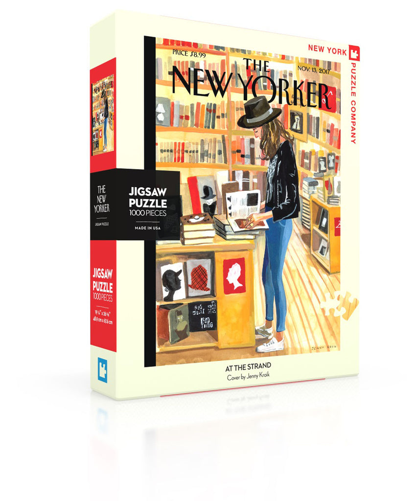 New York Puzzle Company 1000 Piece Jigsaw - At the Strand